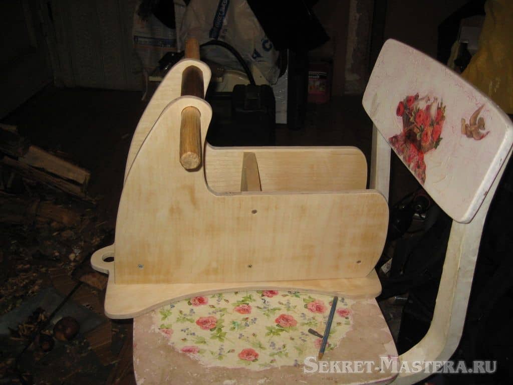 Проект КАТАЛО. Верхняя часть самоката-табуретки собрана Проект КАТАЛО