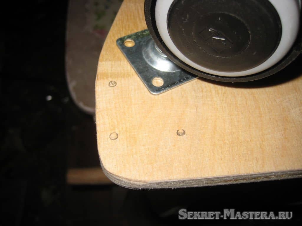 Проект КАТАЛО. Разметка отверстий под крепление роликов Проект КАТАЛО