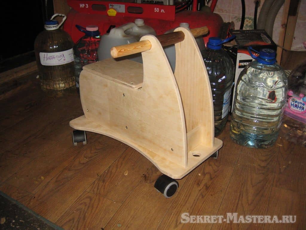 Проект КАТАЛО. Самокат-табуретка собран Проект КАТАЛО