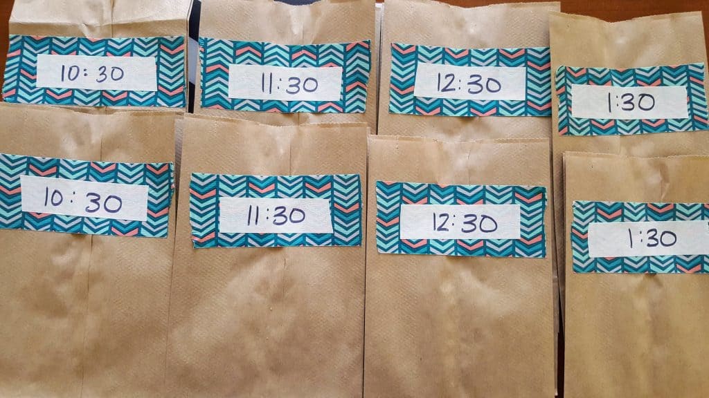 DIY road trip surprise bags for kids
