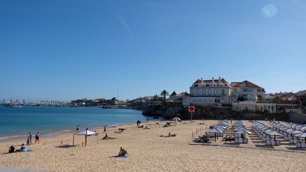 One of the best things to do in Cascais, stop at one of the many beaches!