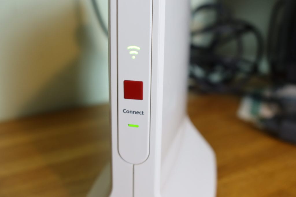 Fritz!Repeater 3000 Fronte Pulsante Connect