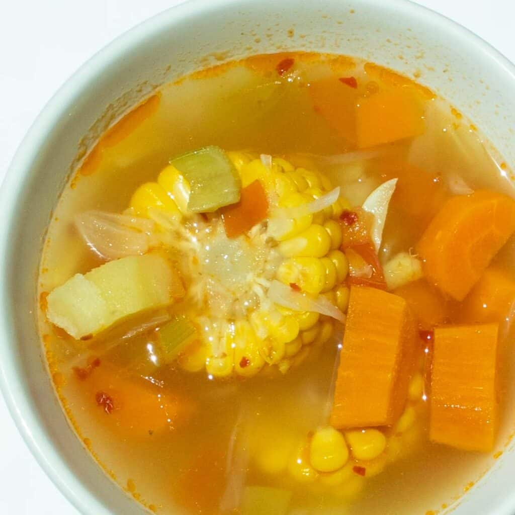 vegetable soup with potatoes