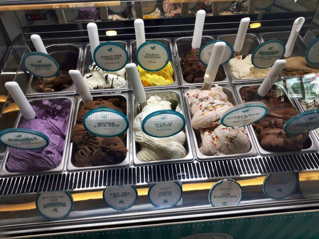 Ice creams in 10 Dove Street Confectionery
