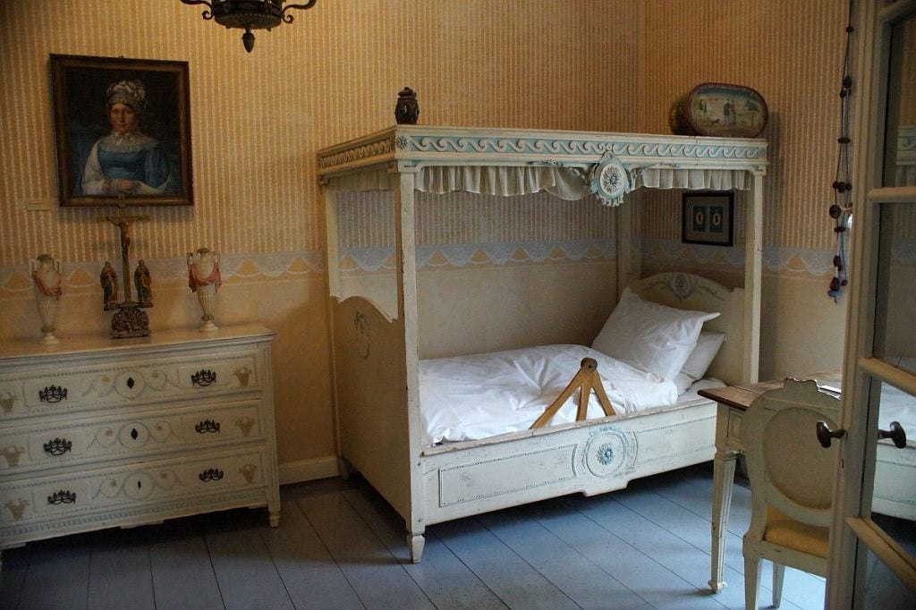 Schlafzimmer Jagdschloss Burg Linn