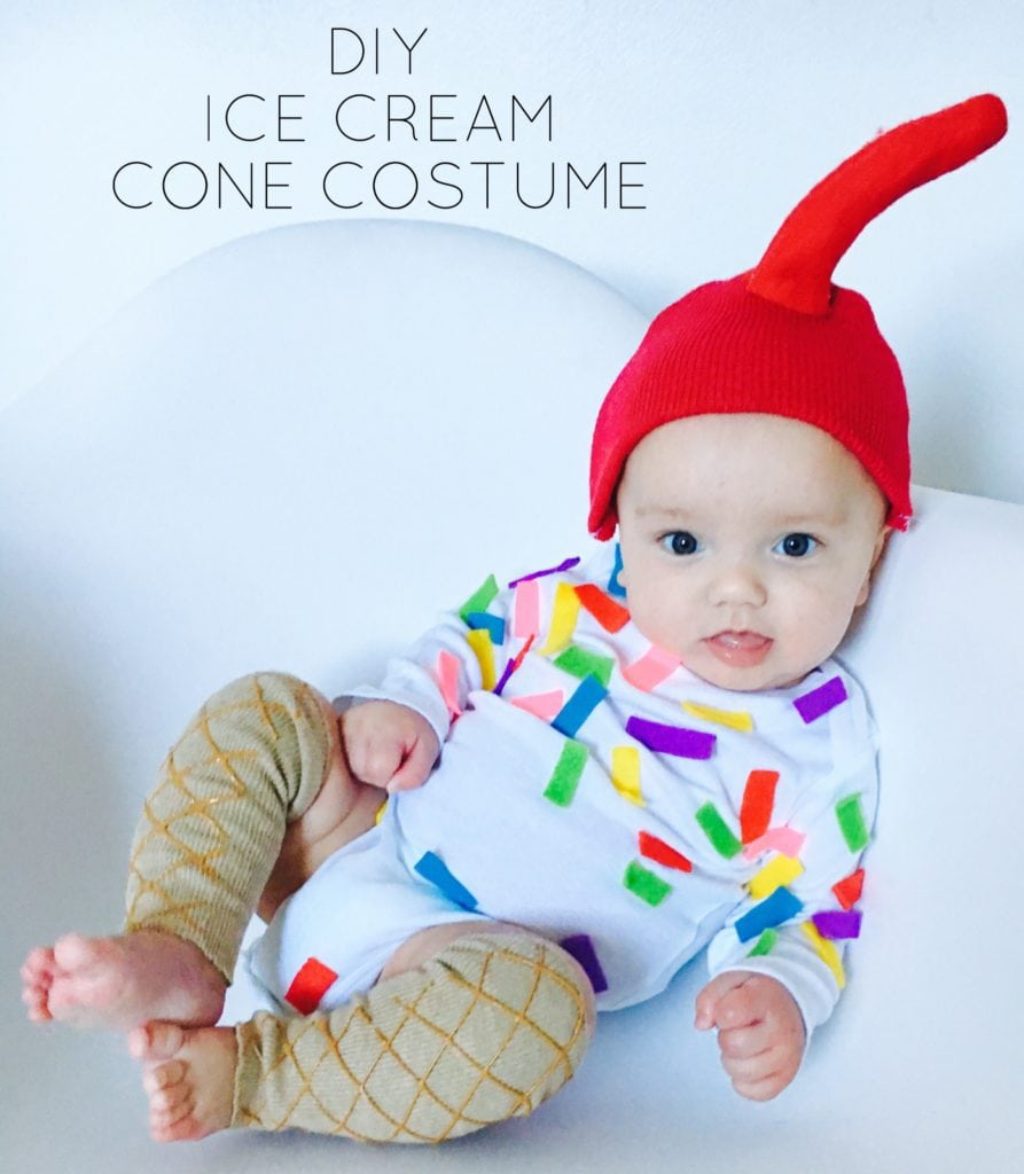 DIY Ice Cream Cone Costume - Life on Waller