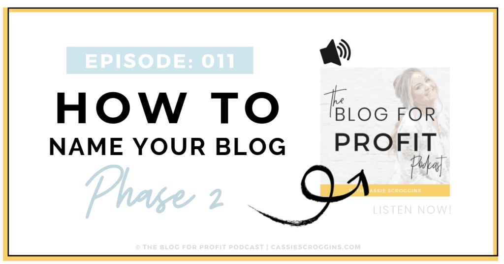 how to name your blog
