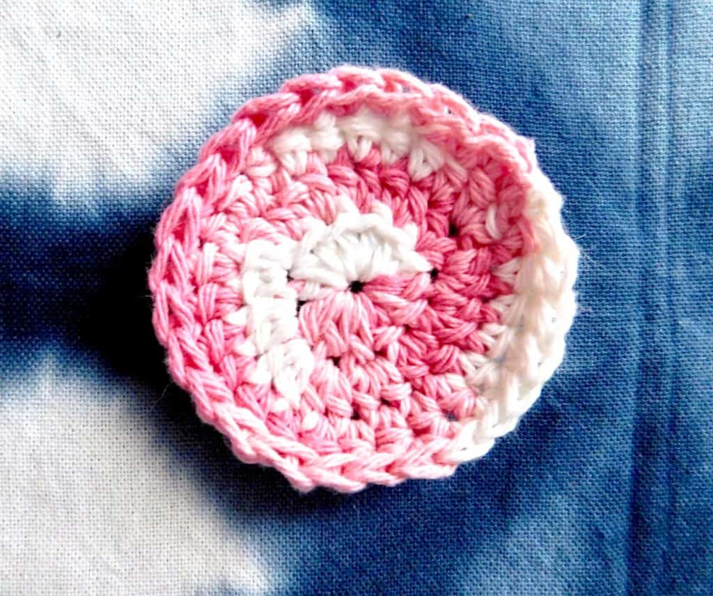 crochet face scubbie