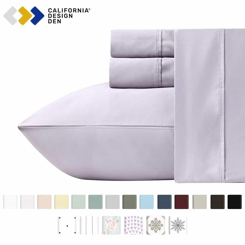 california design den sheet set