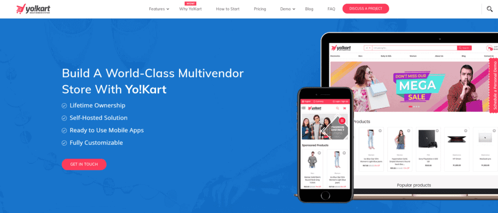 Yo!Kart Marketplace solution features