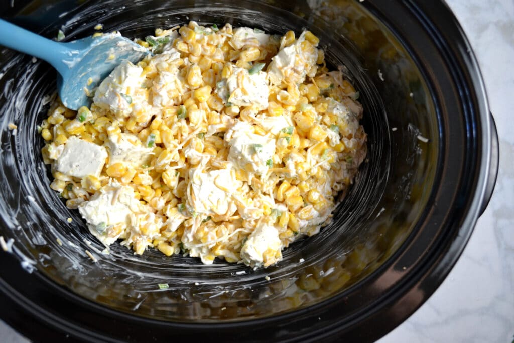 Slow Cooker Creamy Jalapeno Corn Dip | Delish D'Lites