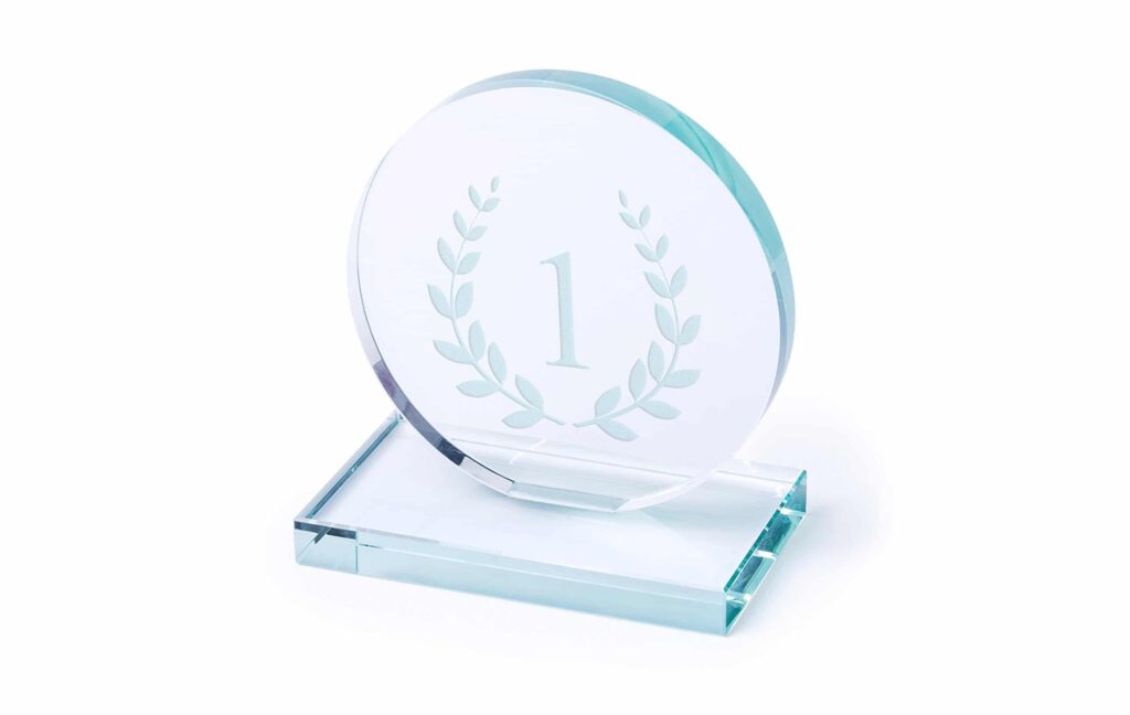 placas de cristal personalizadas