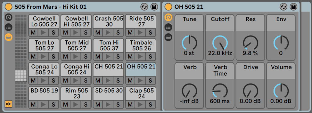Ableton Drum Rack