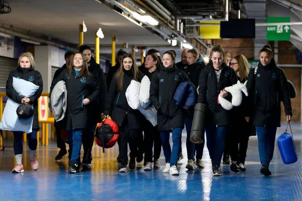 Over £23,000 raised for Everton in the Community at Goodison Park Sleep Out