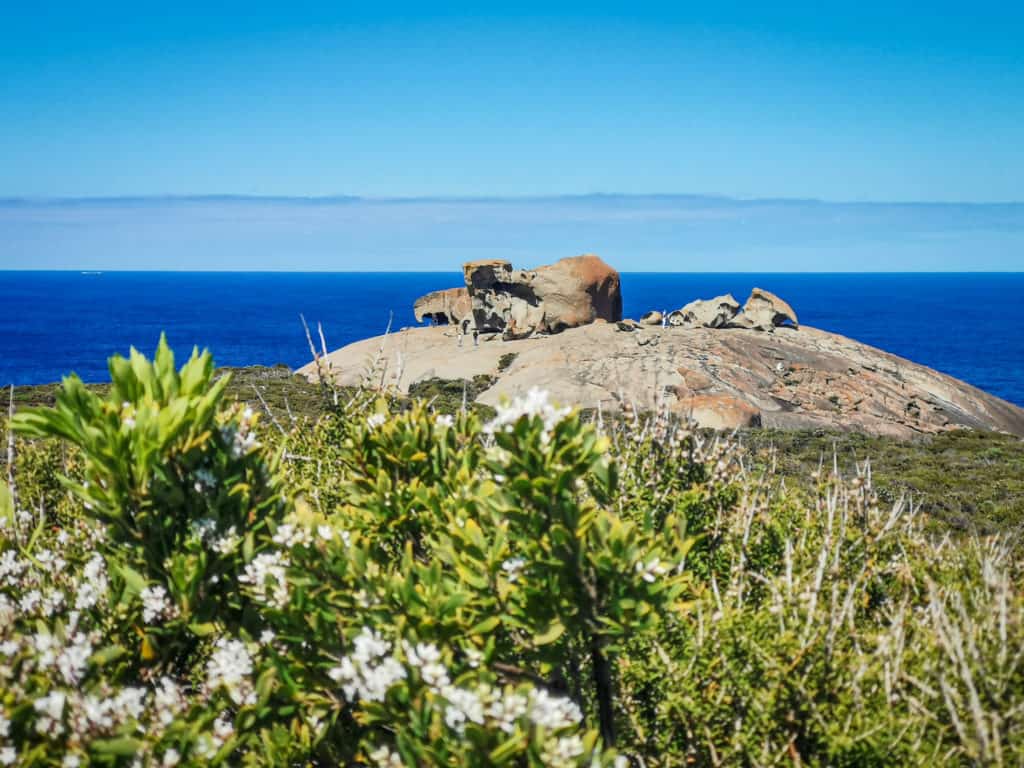 view of Remarkable rocks in the distance