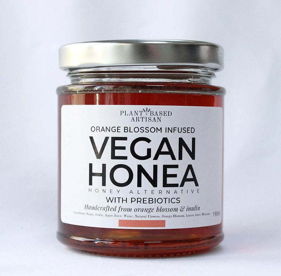 A jar of Vegan Honey by Vegan Honea