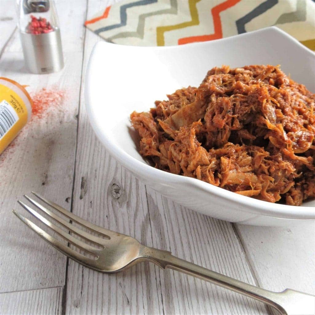 Gluten Free BBQ Pulled Pork; simple to make using a slow cooker; #glutenfree #diaryfree #nutfree #soyafree #eggfree #familydinners #BBQ #pulledpork