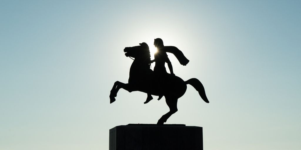alexander the great horse statue
