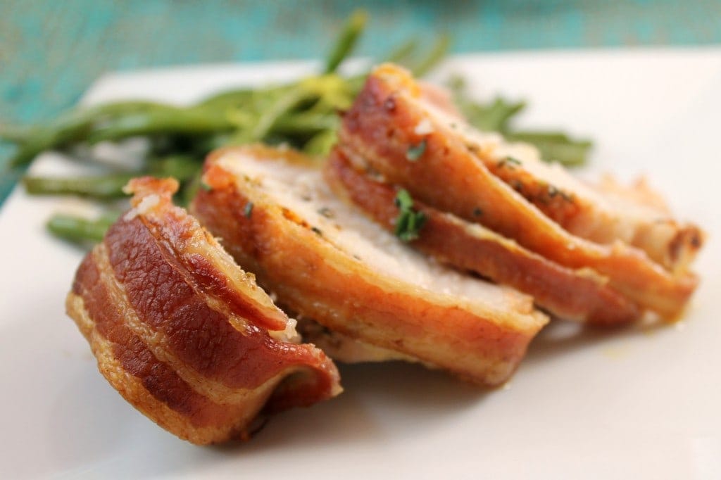 Bacon-Wrapped Pork Tenderloin Recipe - I Can Cook That | I ...