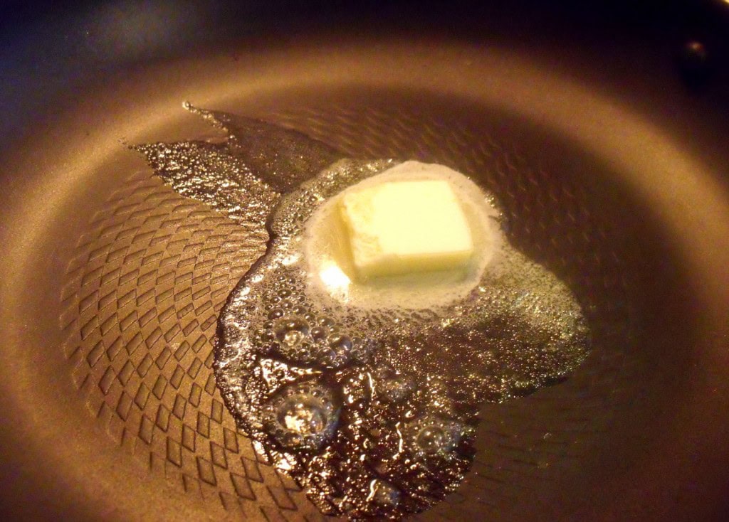 Butter Melting In Pan
