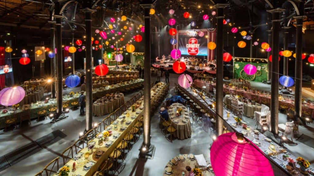 This Gala Dinner & Awards Ceremony event featured a bespoke Chinese New Year theme. We created this unique theme using Chinese New Year Table Decorations and Table Centrepieces.
