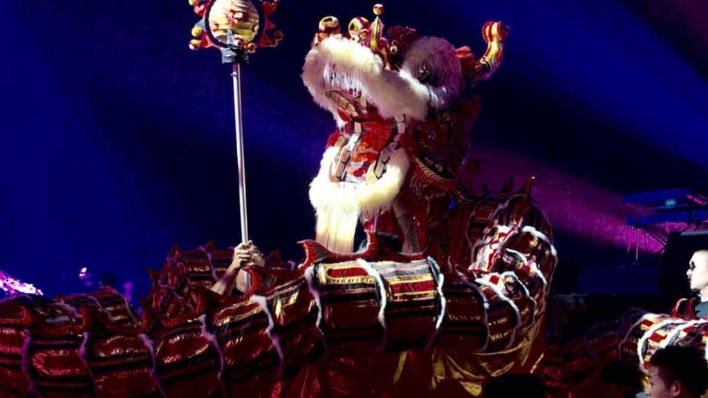 Chinese New Year Lion Dance we created for our client's Chinese New Year Theme Party.