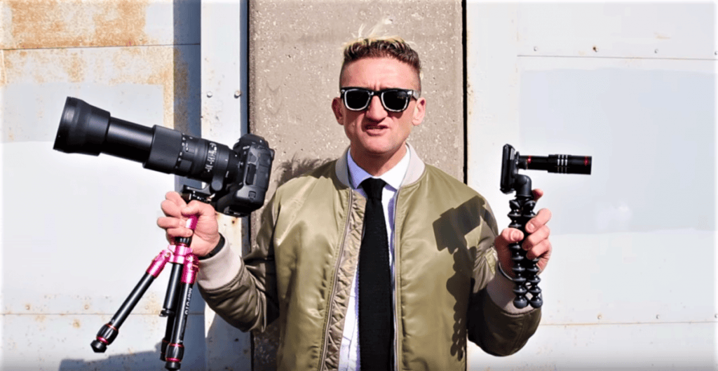 casey neistat vlogging tripods