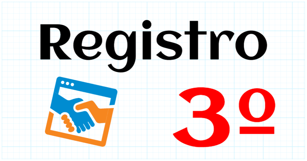 REGISTRO - EDUCACION PRIMARIA 3º