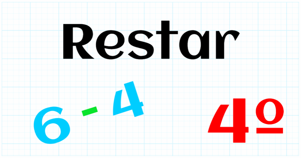 EDUCACION PRIMARIA 4º - RESTAR