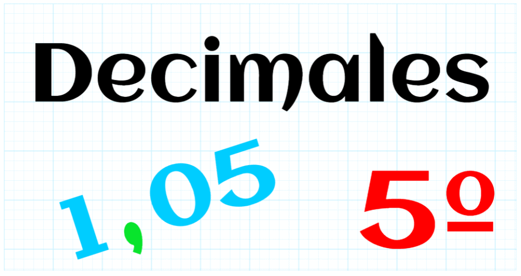 EDUCACION PRIMARIA 5º - DECIMALES