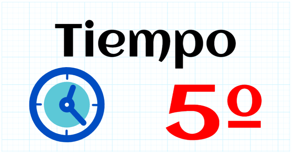 TIEMPO - EDUCACION PRIMARIA 5º
