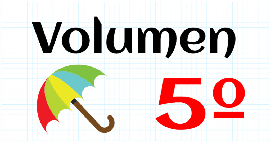 MEDIDAS VOLUMEN - EDUCACION PRIMARIA 5º