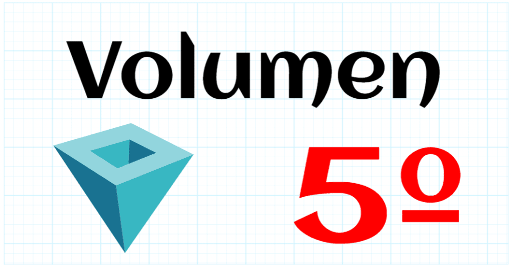 VOLUMEN - EDUCACION PRIMARIA 5º