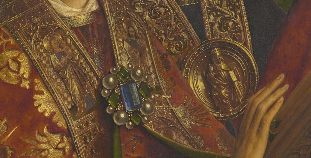 Lam Gods - engelen detail
