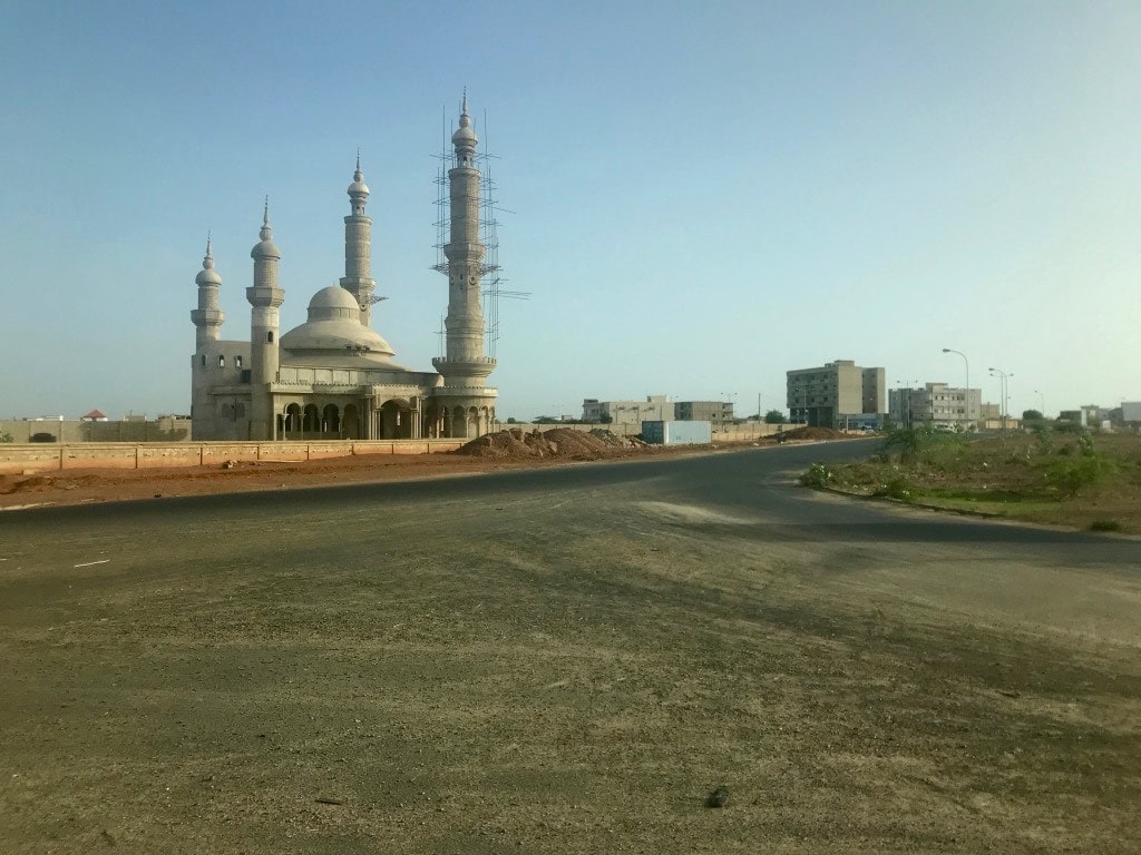 Una moschea a Thies