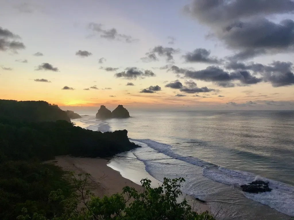 tramonto isola san fernando de noronha