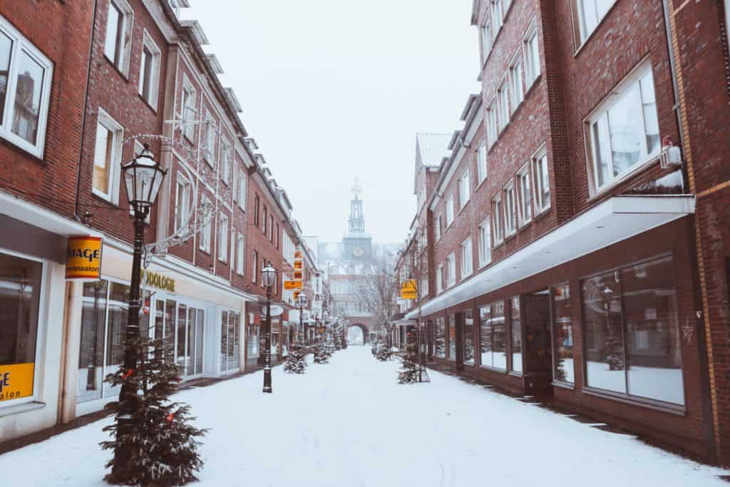 snow town
