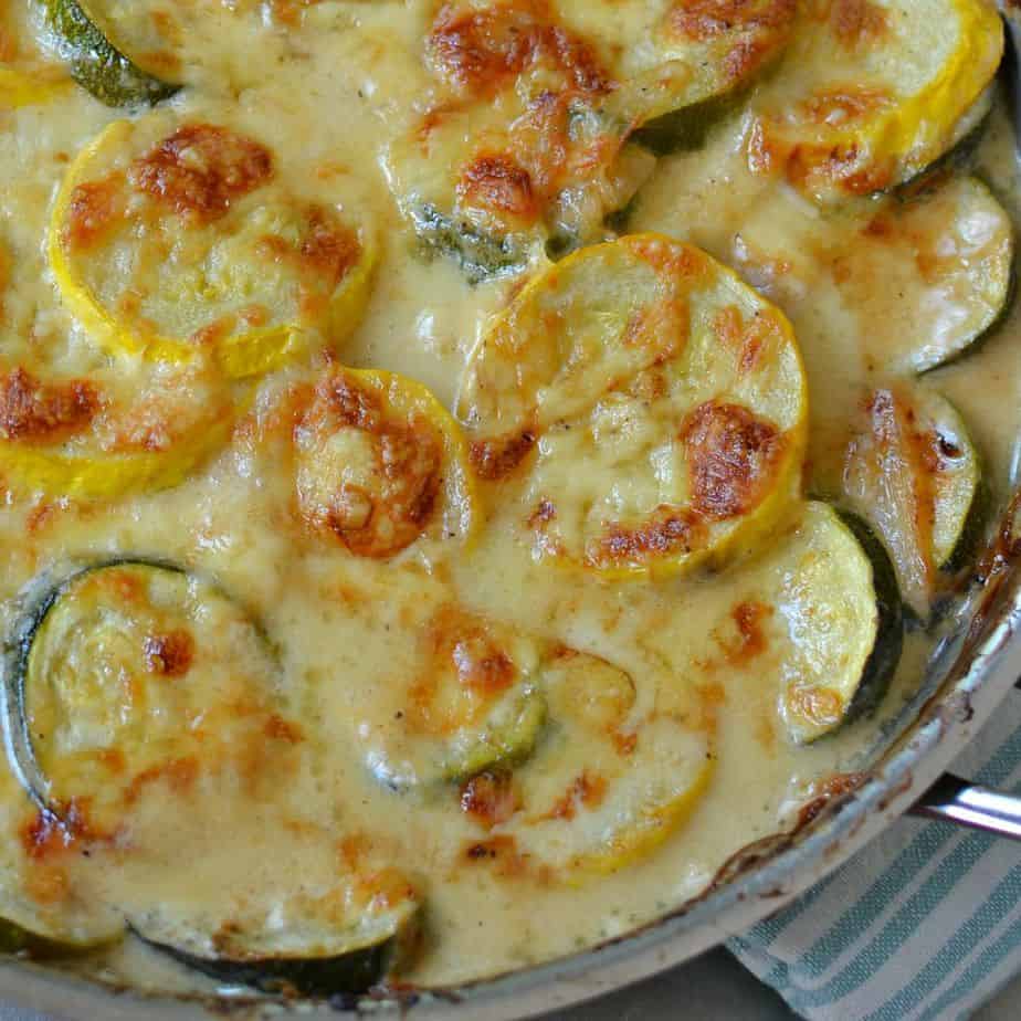 Zucchini Gratin with Yellow Squash (A Gardeners Delight) Zucchini Gratin with Yellow Squash (A Gardeners Delight)