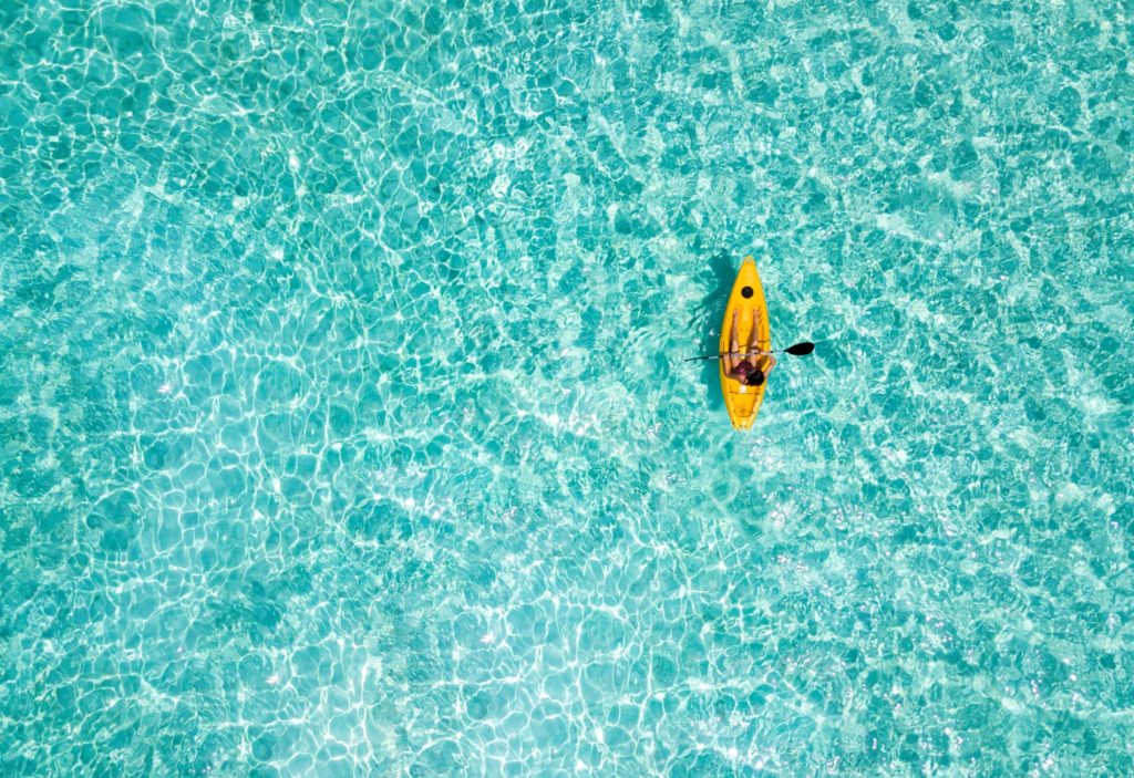 Kayaking on holiday in the Caribbean