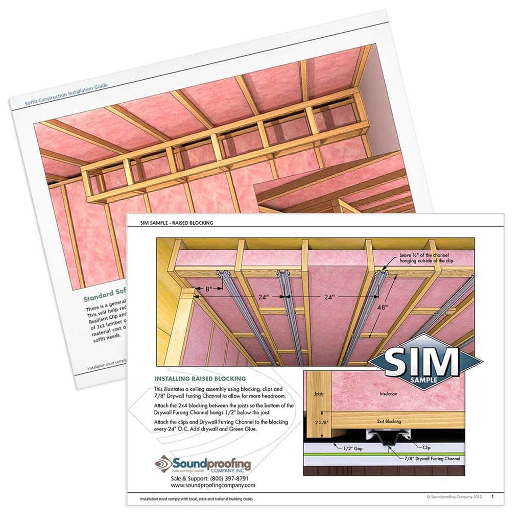 Soundproofing Installation Manual Sample SIM Sample Diagram
