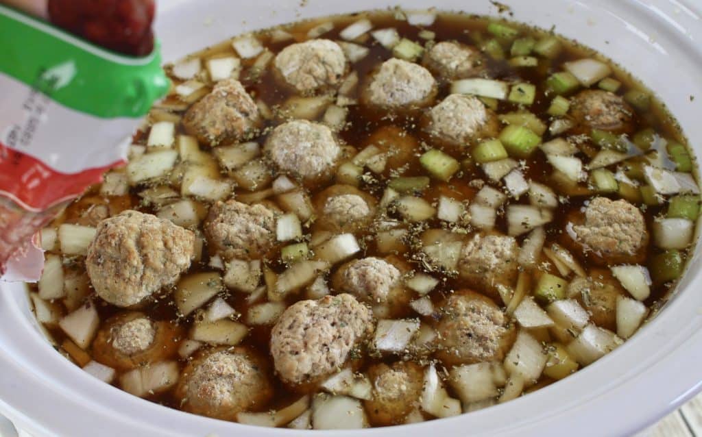 frozen meatballs