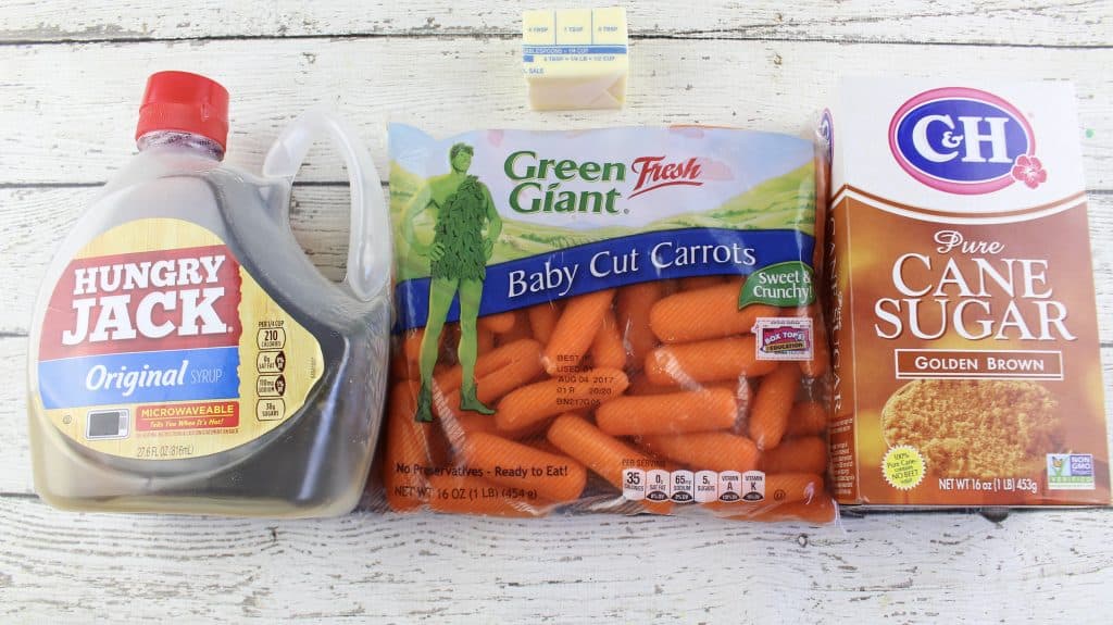 Maple Glazed Carrots, ingredients