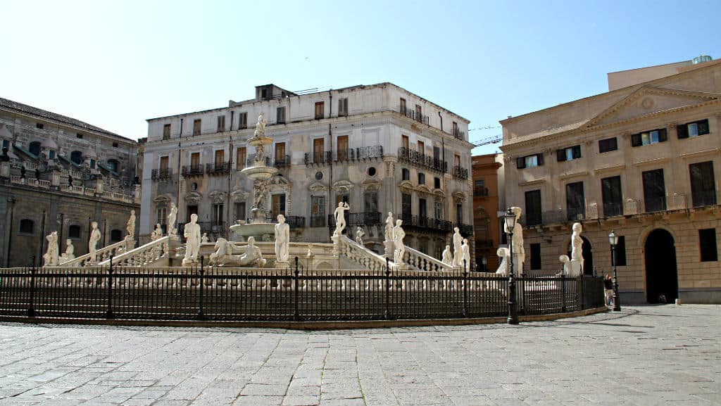A Fontana Pretoria na Praça da Vergonha