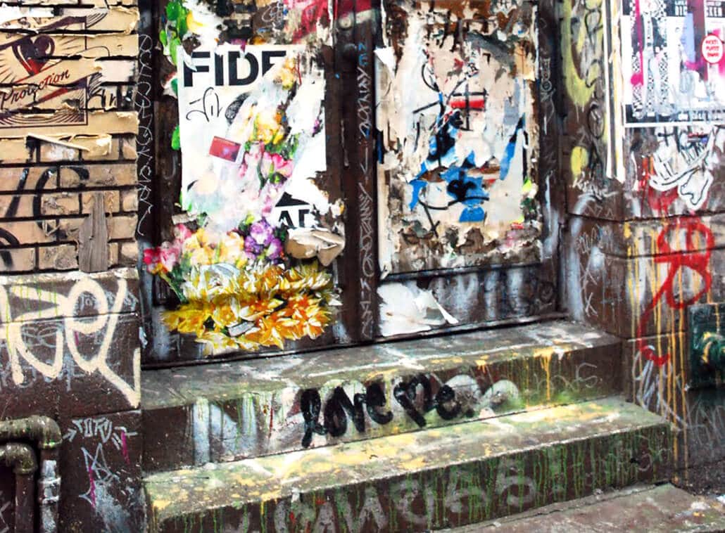 Tagged Door In NYC Tagged Door In NYC