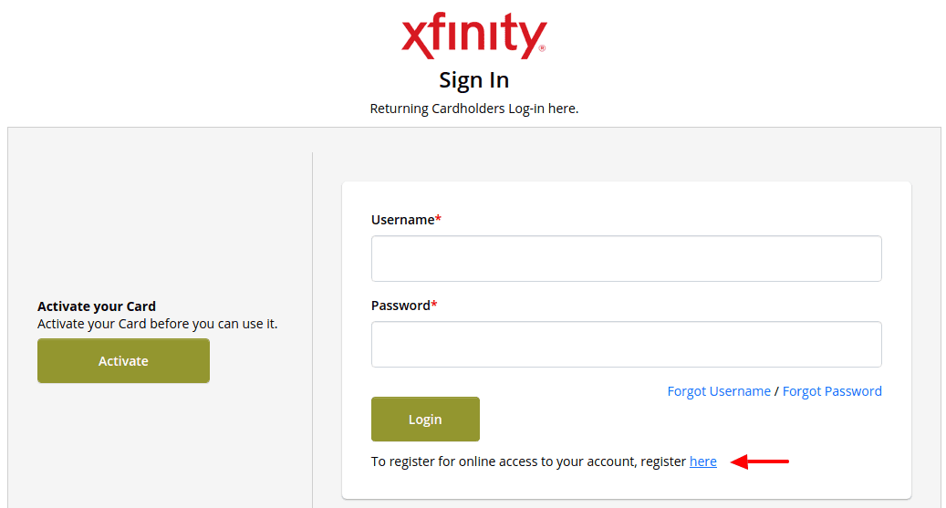 Xfinity Mobile Card