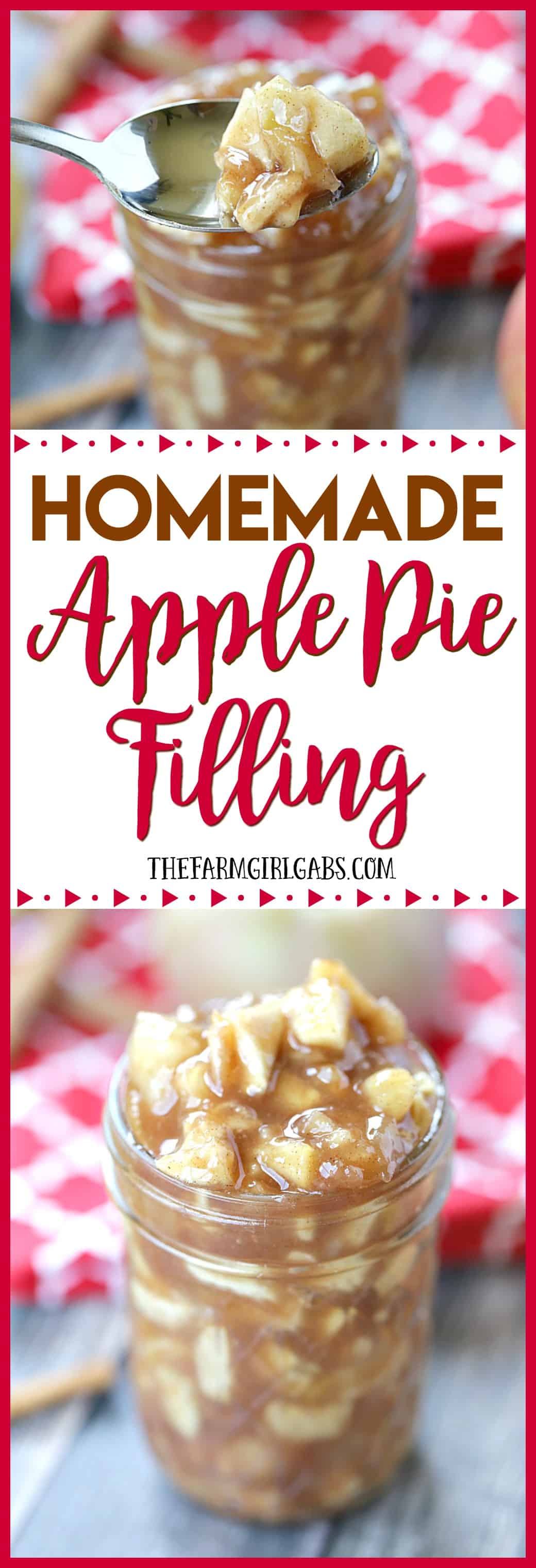 Homemade Apple Pie Filling - The Farm Girl Gabs®