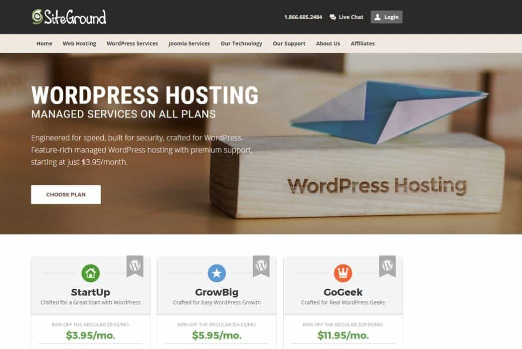 Hosting Siteground, Hosting Favorit Untuk Blogger