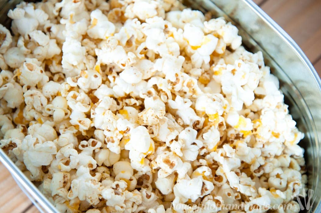 Sharp Cheddar Cheese Popcorn made with Real Cheese Houseful of Handmade