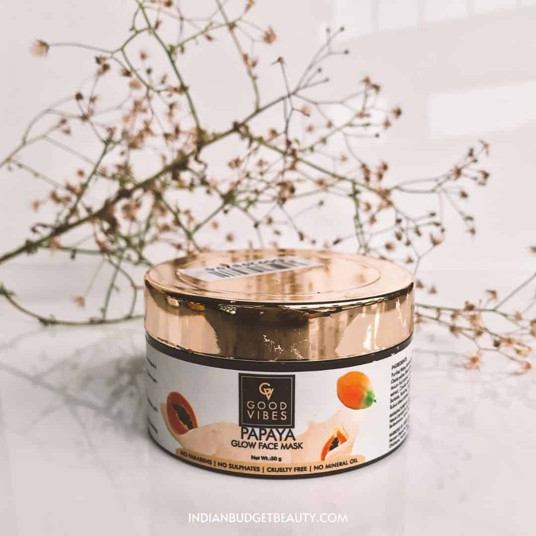 good vibes papaya glow face mask review good vibes papaya face mask review