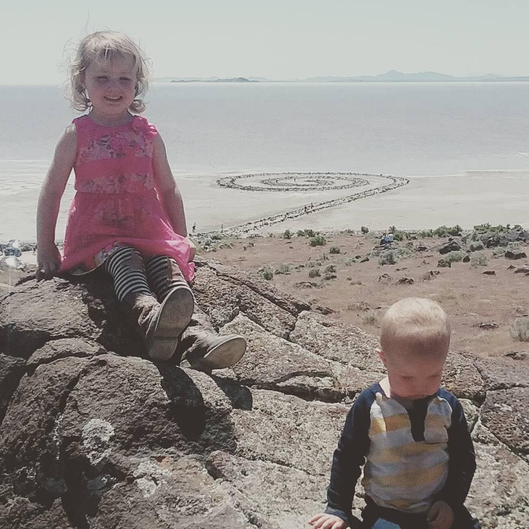The Spiral Jetty, I've always wanted to see this in person.